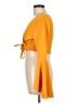 Shein Orange Long Sleeve Blouse Size L - photo 5
