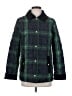 Talbots 100% Polyester Plaid Green Coat Size S - photo 1