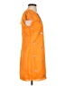Bebe 100% Polyester Orange Casual Dress Size S - photo 4