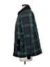 Talbots 100% Polyester Plaid Green Coat Size S - photo 5