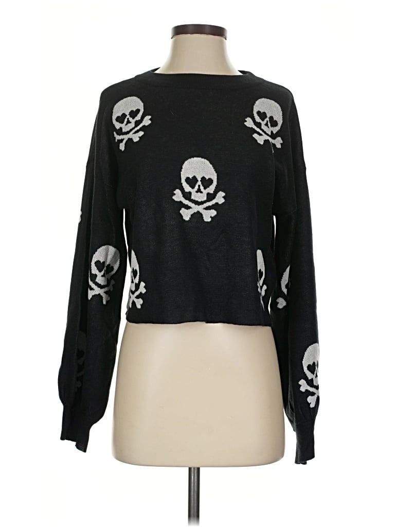 Pre-owned Beach Riot Pullover Sweater In Black
