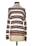 Lou & Grey Stripes Burgundy Pullover Sweater Size S - photo 1