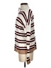 Lou & Grey Stripes Burgundy Pullover Sweater Size S - photo 5