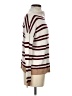 Lou & Grey Stripes Burgundy Pullover Sweater Size S - photo 4