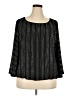 Alfani 100% Polyester Black 3/4 Sleeve Blouse Size 18 - photo 1