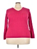 Charter Club Pink Pullover Sweater Size 3X - photo 1