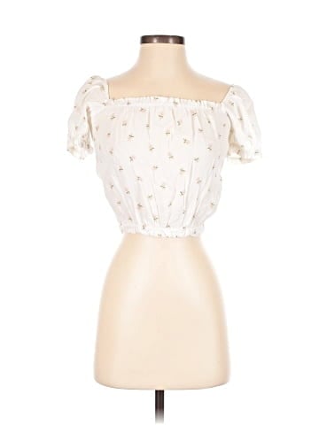 Brandy Melville Short Sleeve Blouse (view 1)