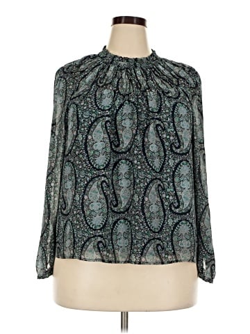 J.Crew Factory Store Long Sleeve Blouse (view 1)