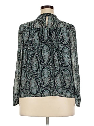 J.Crew Factory Store Long Sleeve Blouse (view 2)