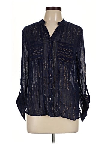 Blue Rain Long Sleeve Blouse (view 1)