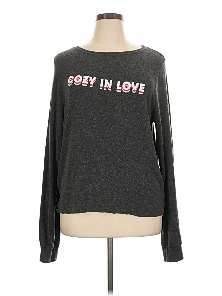 Pre-owned Wildfox Sweatshirt In Gray