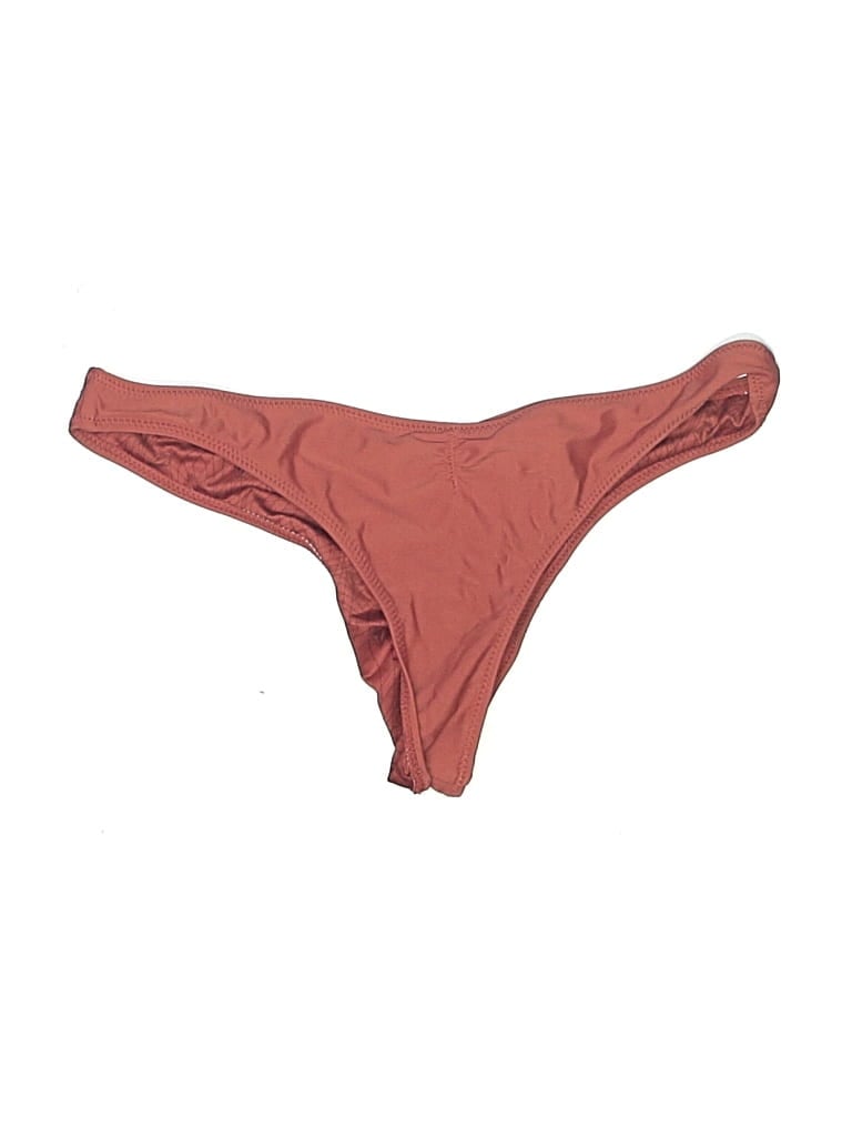 Pre-owned Volcom Swimsuit Bottoms In Brown