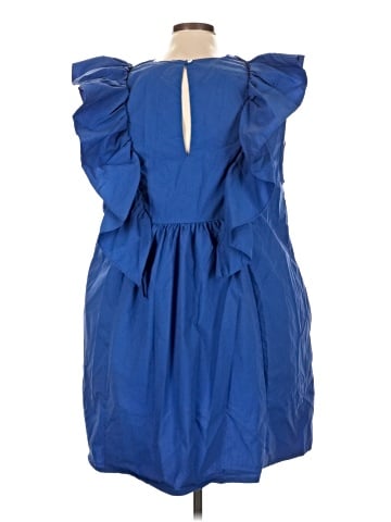 Blue Tassel Sleeveless Blouse (view 2)