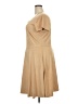 Assorted Brands Solid Tan Casual Dress Size 2X - photo 5
