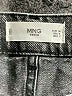 MNG 100% Cotton Chevron-herringbone Gray Jeans Size 6 - photo 7