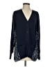 Sandrine Rose 100% Wool Blue Wool Cardigan Size S - photo 1