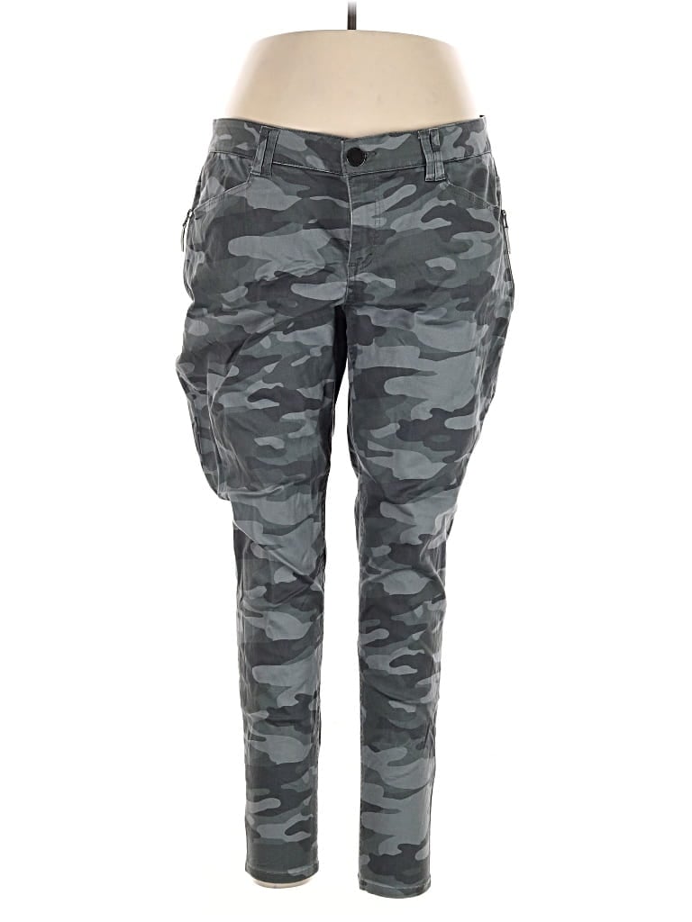 Pre-owned Democracy Cargo Pants In Gray