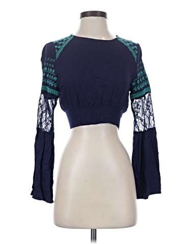 Papaya Long Sleeve Top (view 1)