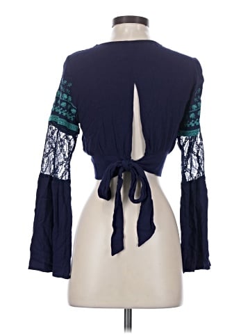 Papaya Long Sleeve Top (view 2)