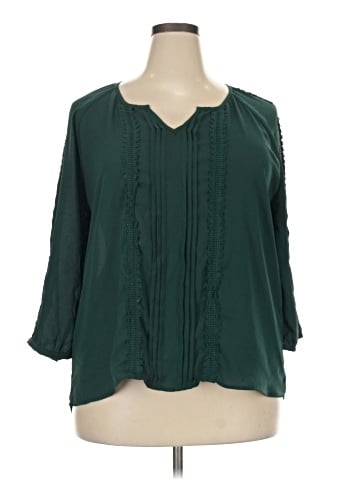 41Hawthorn 3/4 Sleeve Blouse (view 1)