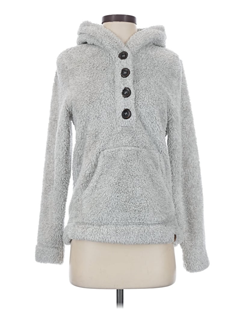 Pre-owned Liv Pullover Sweater In Gray