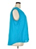 Anne Klein 100% Polyester Teal Sleeveless Blouse Size 2X - photo 4
