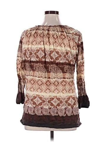 Lizwear by Liz Claiborne 3/4 Sleeve Blouse (view 2)