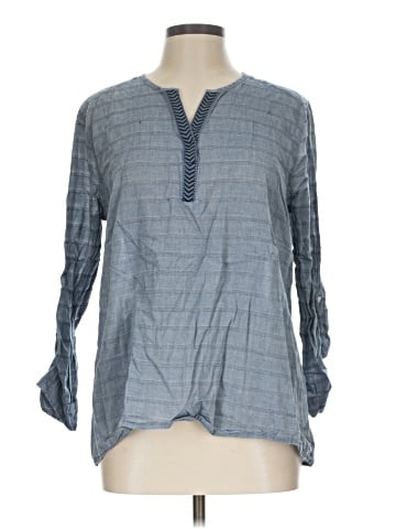 Faded Glory Long Sleeve Blouse (view 1)