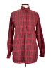 Lands' End Plaid Red Long Sleeve Button-Down Shirt Size 10 (tall) - photo 1