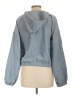 Mine 100% Polyester Blue Zip Up Hoodie Size L - photo 2