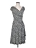 Nine West 100% Polyester Polka Dots Gray Cocktail Dress Size 4 - photo 1