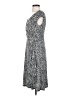 Nine West 100% Polyester Polka Dots Gray Cocktail Dress Size 4 - photo 5