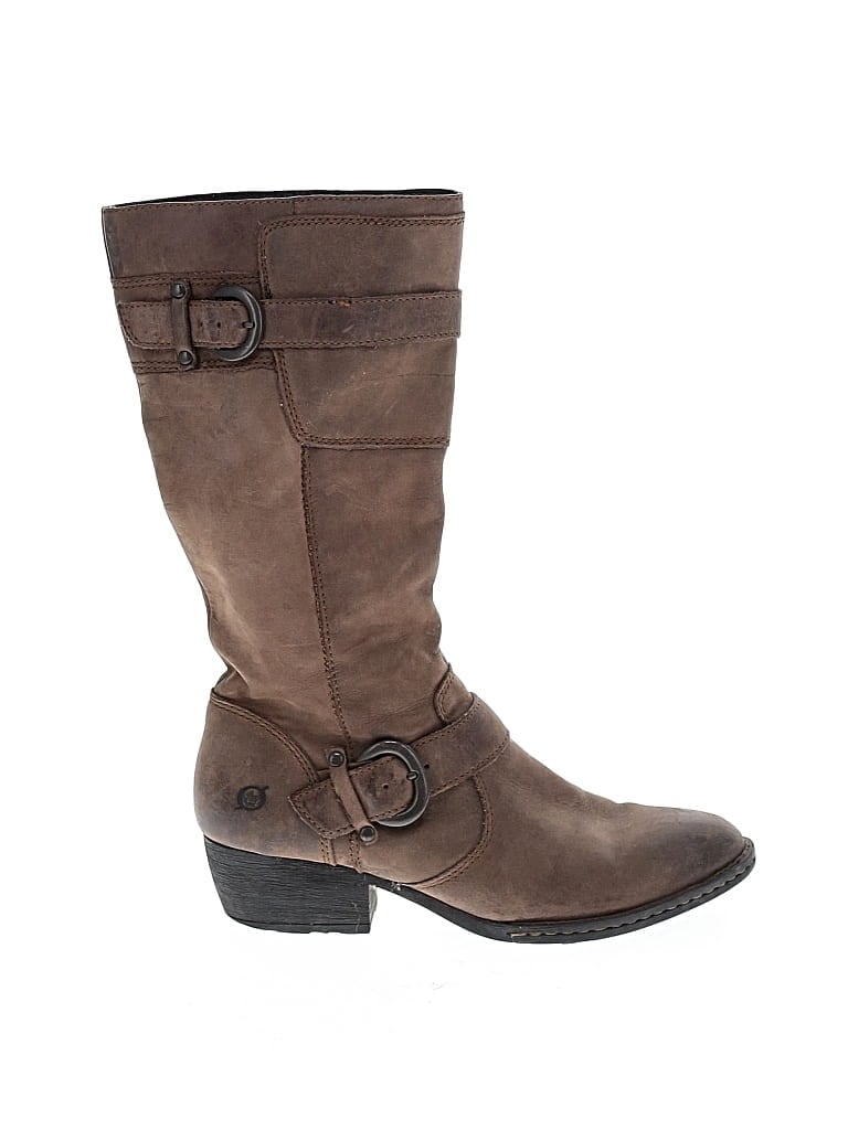 Pre-owned Born Boots In Brown