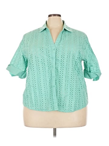 Sara Morgan for Haband Short Sleeve Blouse (view 1)