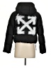 OFF-WHITE 100% Polyester Graphic Black Jacket Size L - photo 2