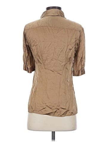 MICHAEL Michael Kors Short Sleeve Silk Top (view 2)