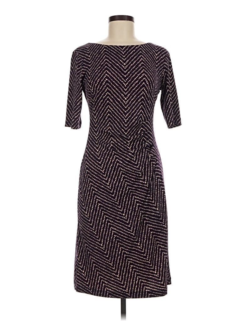 Pre-owned Connected Apparel Cocktail Dress In Brown