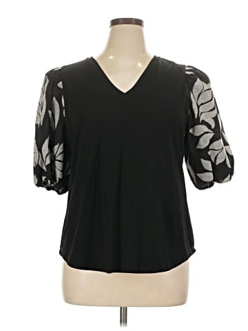 Chico's Short Sleeve Blouse (view 1)