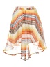 Vanity 100% Polyester Graphic Orange Casual Skirt Size S - photo 2