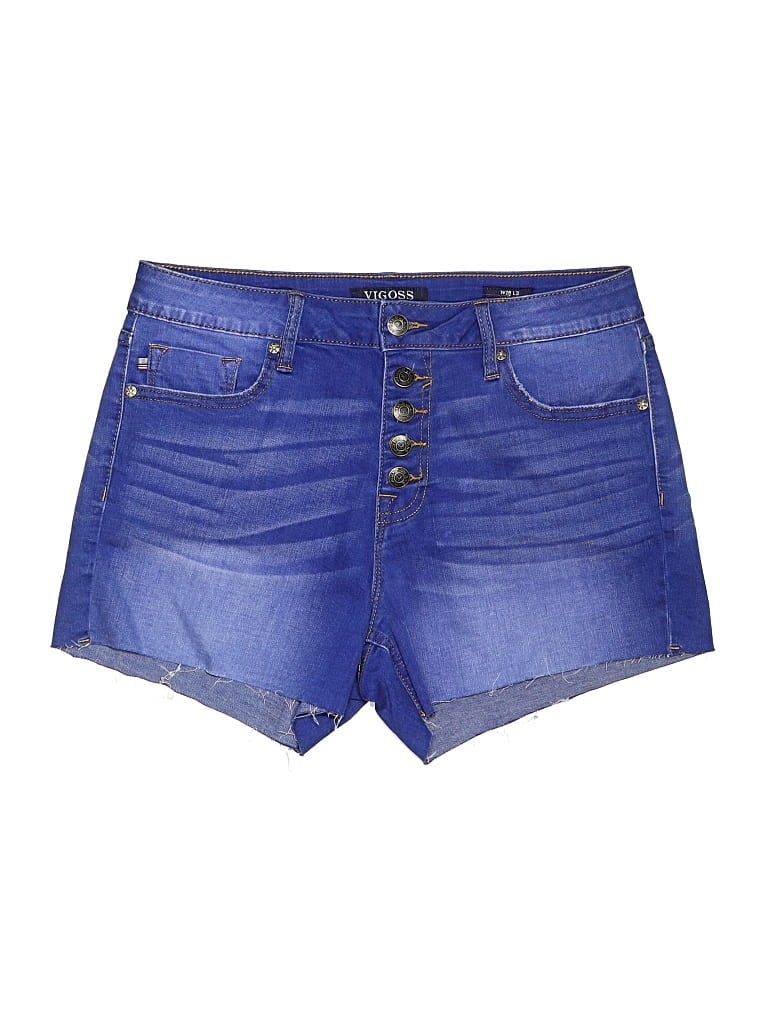 Pre-owned Vigoss Denim Shorts In Blue