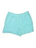 Talbots 100% Cotton Solid Teal Shorts Size 1X Petite - photo 1