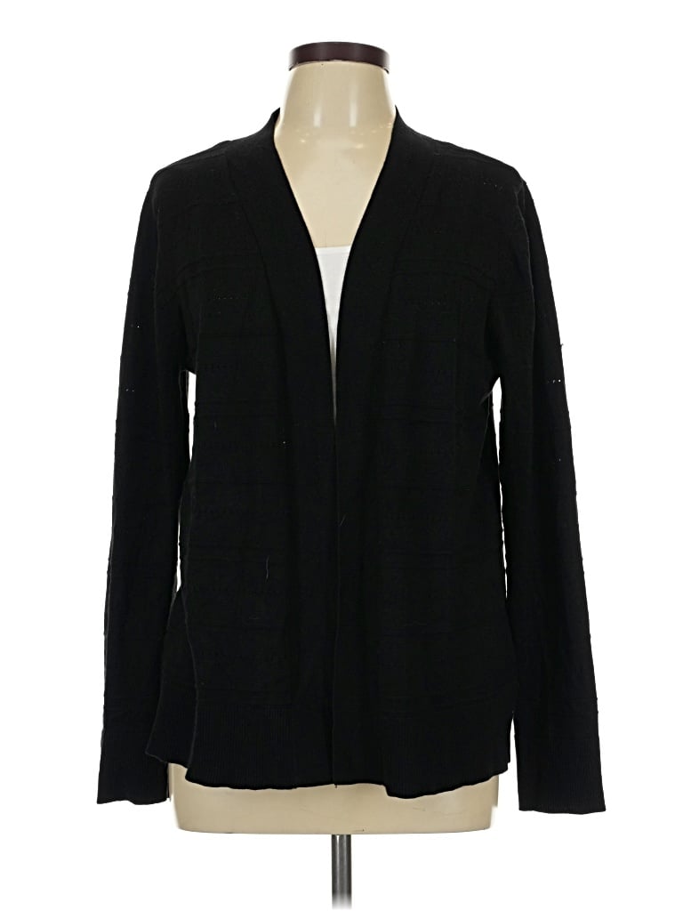 Pre-owned Karen Scott Blazer Jacket In Black
