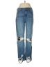 Sincerely Jules 100% Cotton Graphic Blue Jeans Size 7 - photo 1