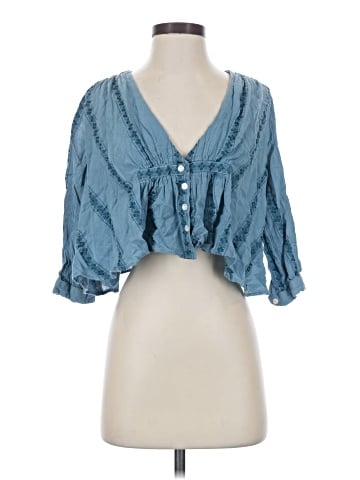Free People 3/4 Sleeve Blouse (view 1)