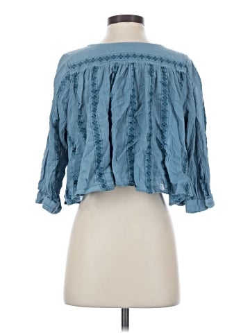 Free People 3/4 Sleeve Blouse (view 2)