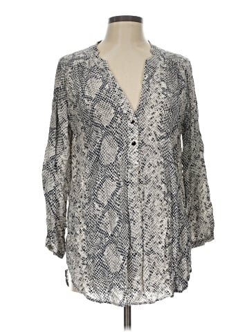 Amour Vert 3/4 Sleeve Silk Top (view 1)