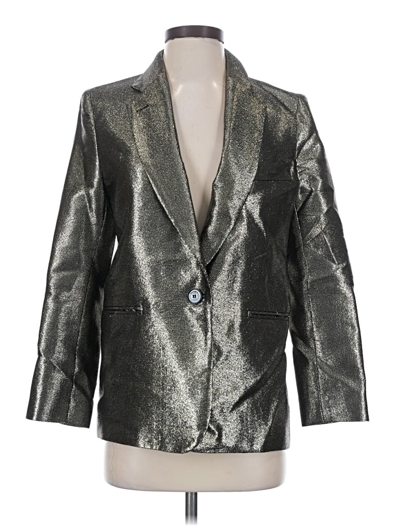 Pre-owned Max & Co Blazer Jacket In Silver
