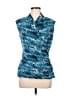 Chaus Teal Sleeveless Blouse Size M - photo 1