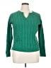 Charter Club Solid Green Pullover Sweater Size XL - photo 1