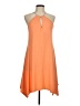 Venus Solid Orange Casual Dress Size M - photo 1